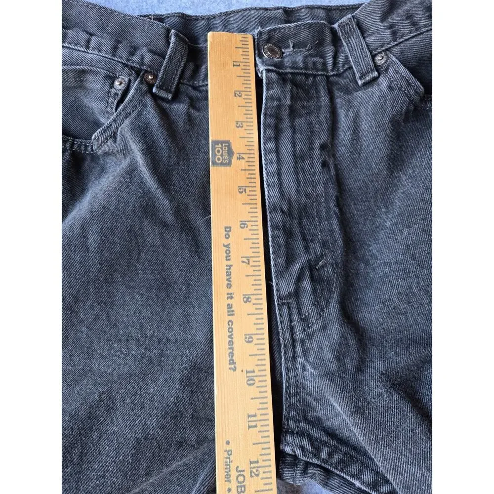 Levi's Men's 505 Jeans Charcoal Wash Straight Leg Med Rise 34x30.5